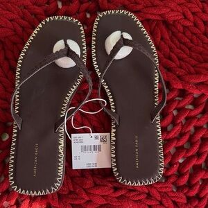 American Eagle Outfitters Dark Brown Sandals